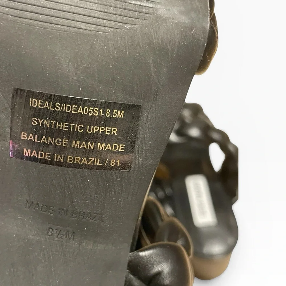 Steve Madden Ideals Sandals, Black,‎ Size 8.5, NWOT